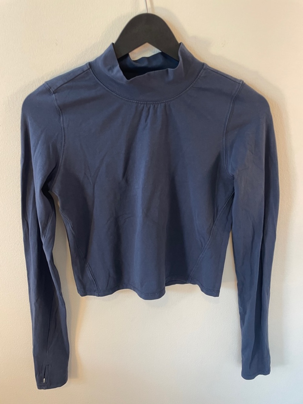 Free People Up In The Air Mock Neck Long Sleeve Top Only Size Small
